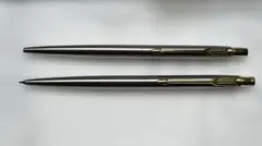 PARKER ステンレス ボールペン・シャーペンSET金色クリップ