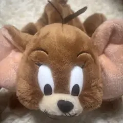 niciトムとジェリー筆箱 Jerry ぬいぐるみ ファスナー付き 約30cm