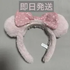 ミニーちゃん ピンク カチューシャ 冬