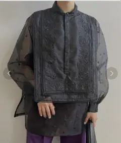 Ameri SHEER EMBROIDERED SHIRTのサムネイル