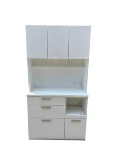 極美品 NITORI ニトリ キッチンボード ソレル 100KB WHのサムネイル