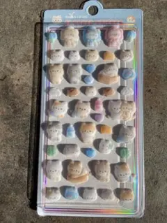 ▼【ボンボンドロップシール】フロッキー ねこ