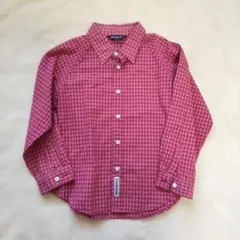 コムサイズム 薄手 コットンシャツ 110