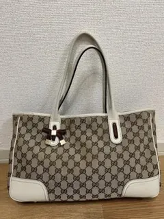 GUCCI グッチ ハンドバッグ シェリーライン リボン GG柄　美品