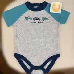 【新品】Gymboree ベビー ロンパース トラック柄