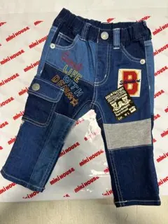 ダブルビー パンツ デニム パッチワーク ミキハウス ダブルB 豪華