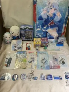 ホロライブ 描き下ろし複製原画 はなぶしver. こぼかなえる がうるぐら