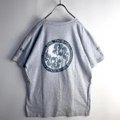 90s 00s OLD テック ストリート y2k 龍 ハニカム柄 Tシャツ