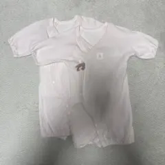 ロンパース 肌着付き　ピンク　ツーウェイオール　2枚セット