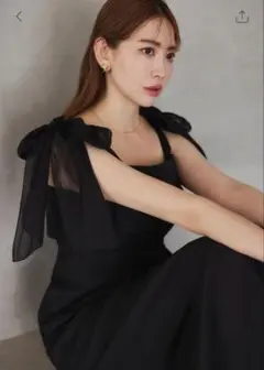 サロペット・オーバーオール・オールインワン Cannes Romper Her lip to A part by サロペット オーバーオール 「セレモニー」Vネック