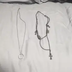 クロスモチーフ ネックレス 2点セット