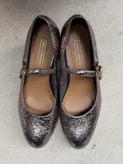 【美品】ダニエラアンドジェマ メタリック メリージェーン パンプス