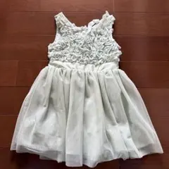 H&M フラワーモチーフドレス 92cm