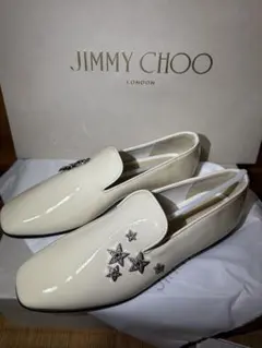 正規品JIMMY CHOO アイボリー ローファー36.5のサムネイル