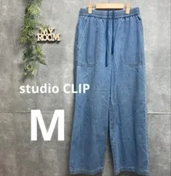 studio CLIP スタジオクリップ デニム ワイドパンツ レディース M