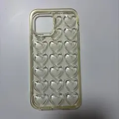 iPhone12pro ハートクリアケース　shein シーイン