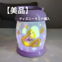 【美品】ディズニーランド　ラプンツェル ランタン型ライト 紫 ランタン