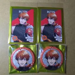 にじさんじ　８周年　北見遊征　グリッター缶バッジ　メタカ　Bグループ