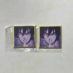 NARUTO 豆ガシャ色紙 第4弾 サスケ2点セット