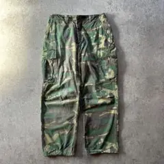 60s usarmy ジャングルファティーグ カモフラパンツ 4th M-L
