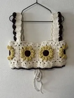 らん様専用　向日葵ビスチェ130サイズ