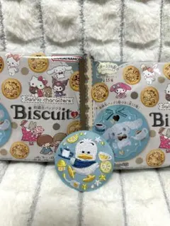 刺繍缶バッジ サンリオキャラクターズ