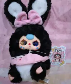 Baby three ベイビースリー 赤 うさぎ ぬいぐるみ バブ 黄オイル