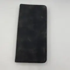 黒 手帳型スマホケース Android用