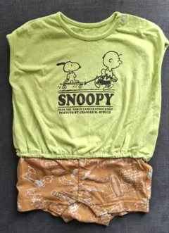 ブリーズ　スヌーピーロンパース　70