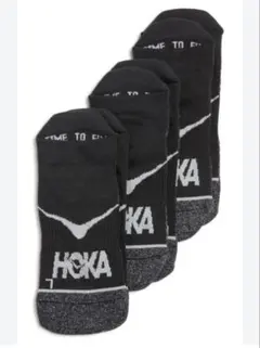 HOKA ブラックソックス 3足セット やや難ありのサムネイル