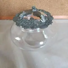 カエルが付いた蓋のポプリポット ポプリ入れ 小物入れ