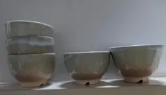 【萩焼き】湯飲みorぐい呑み　 5個セット