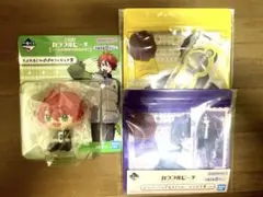 からぴち一番くじ　じゃぱぱフィギュア　もふ　たっつん　ジッパーバッグ&ステッカー