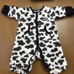 牛柄ロンパース