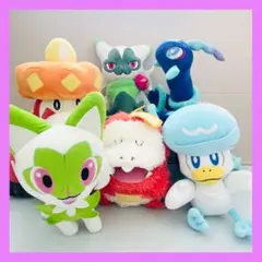 ポケモン　ぬいぐるみ　まとめ売り　新品タグ付きありバイオレットスカーレット御三家