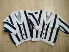 【値下げ中】ZARA ボーダーカーディガン 2点セット 92cm 98cm