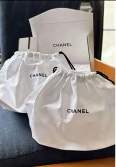 新品 未使用 CHANEL シャネル 巾着ポーチ 2枚セット ノベルティ