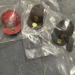 キャップセット 赤 茶色 黒