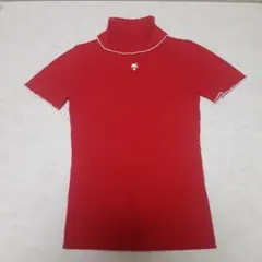 courreges21　ウール100% バイカラータートルニット　ヴィンテージ