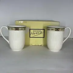 新品未使用品　ウェッジウッド　カールトン　マグカップ　2個　箱付き