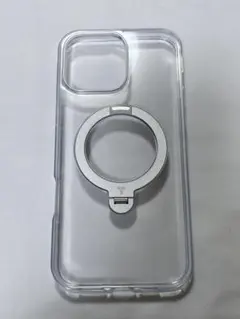 iPhone 16 Pro Max 用 ケース ゼンマイ式スタンド 縦横両対応