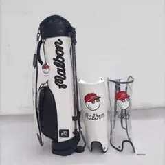 マルボン Malbon Golf ゴルフ キャディバッグスタンド式3分割男女兼用のサムネイル