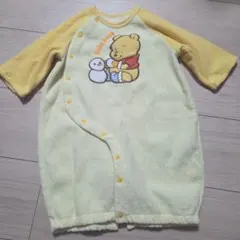 Baby Pooh 長袖カバーオール ロンパース