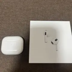 本日限定価格！！　AirPods第3世代　本体 ホワイト 充電ケース付き　箱付き