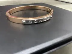 COACH ゴールド バングル ストーン付き