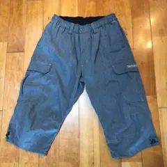 メンズ【美品 OUTDOOR】L グレー ショートパンツ ジップフライ 紐付きのサムネイル