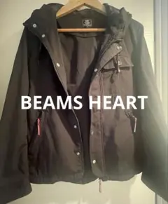 【BEAMS HEART】マウンテンパーカー Black Mサイズ