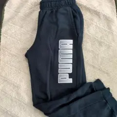 PUMA キッズ スウェットパンツ ブラック