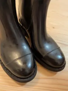 JIMMY CHOO ロングレインブーツ ブラック 箱有のサムネイル