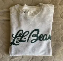【80s美品】l.l.bean&russell 筆記体ロゴ　スウェットのサムネイル
